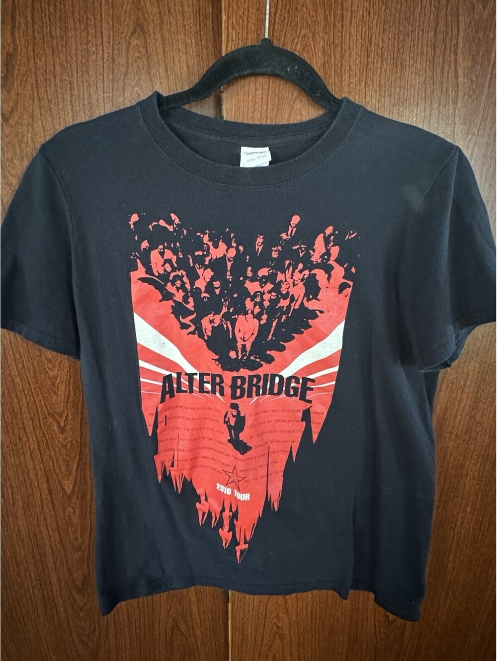 Alter Bridge 2016 Tour T Shirt Small Black Red Gildan Band Concert Merch